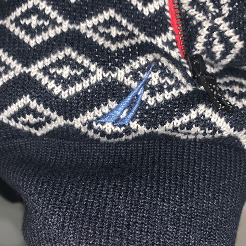 Nautica vintage sweater jacket for men size M - Picture 3 of 6